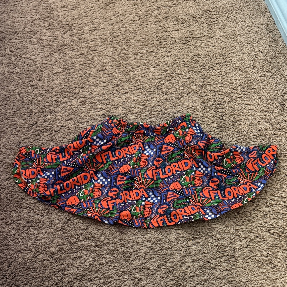 Florida Gators Colorful Florida Print Kids Skort 3/4